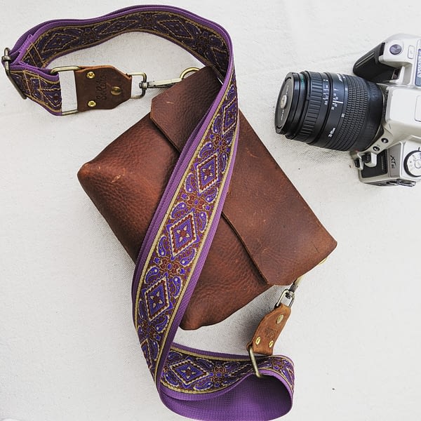 leather purse strap